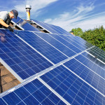 Solar panel installation